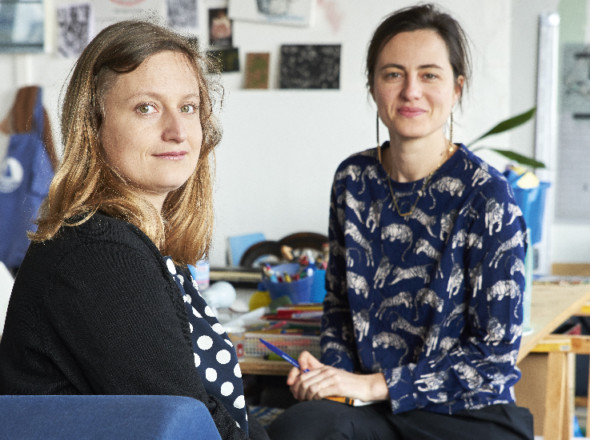 Portrait de Solène Ortoli et Paule Hautefort lors de l'interview pour Garden_Lab.