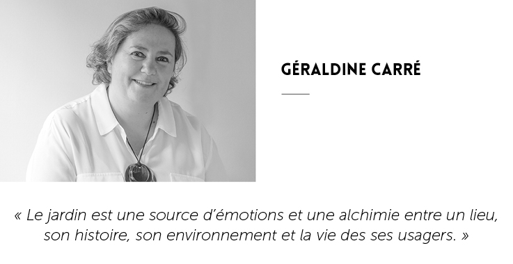 Portrait de Céline Carré, elle est l'une des paysagistes de la Garden Team.