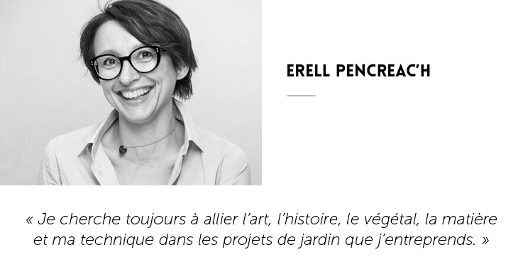 Portrait de Erell Pencreac'h, elle est l'une des paysagistes de la Garden Team.