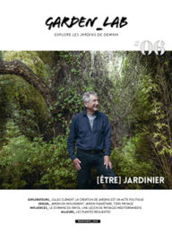 Couverture du numéro 6 de Garden Lab avec le paysagiste et écrivain Gilles Clément