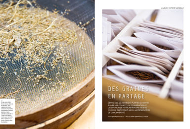 Dernier numéro de la revue Garden_Lab #07, Le jardin comestible, pages intérieurs.
