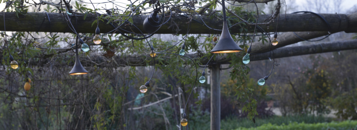 Eclairage dans un potager par Jean-Philippe Weimer.