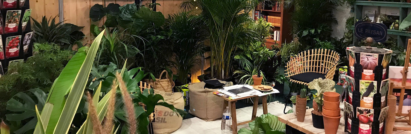 Espace Green boutique, au salon du végétal 2019 à Nantes.