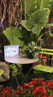 Espace Green boutique , au salon du végétal 2019 à Nantes.