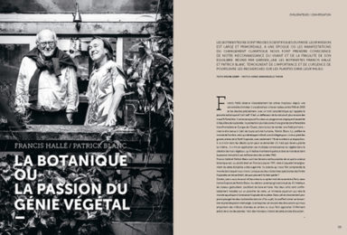revue Garden_Lab numéro 9 thème être botaniste Interview Francis Hallé Patrick Blanc