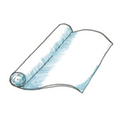 Géotextile ou toile ﬁltrante imputrescible, DIY, gardenfab.fr