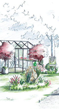 Stand-jardin Garden_Lab, fête des plantes de Saint-Jean-de-Beauregard, les 24, 25 et 26 septembre 2021.